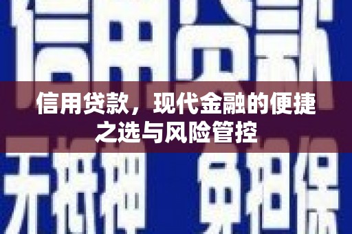 屏边信用贷款，现代金融的便捷之选与风险管控