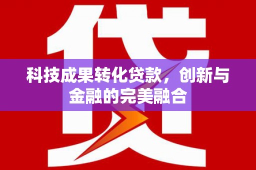 屏边科技成果转化贷款，创新与金融的完美融合