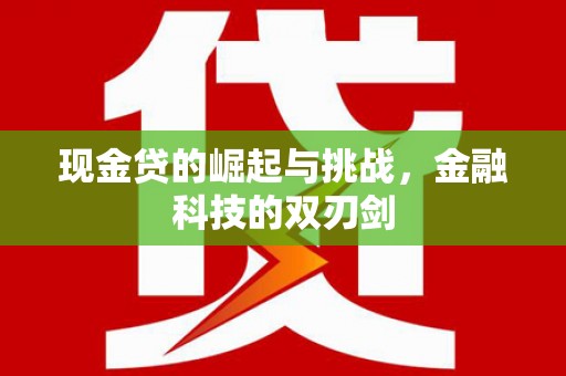 屏边现金贷的崛起与挑战，金融科技的双刃剑