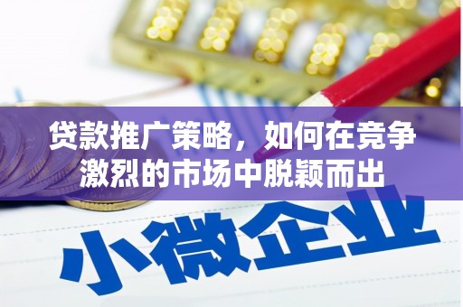 屏边贷款推广策略，如何在竞争激烈的市场中脱颖而出