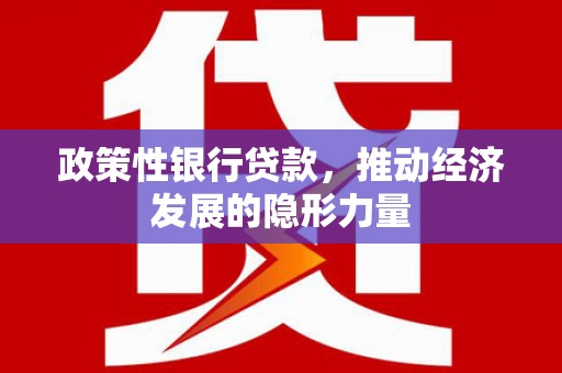 屏边政策性银行贷款，推动经济发展的隐形力量