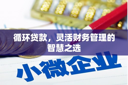 屏边循环贷款，灵活财务管理的智慧之选