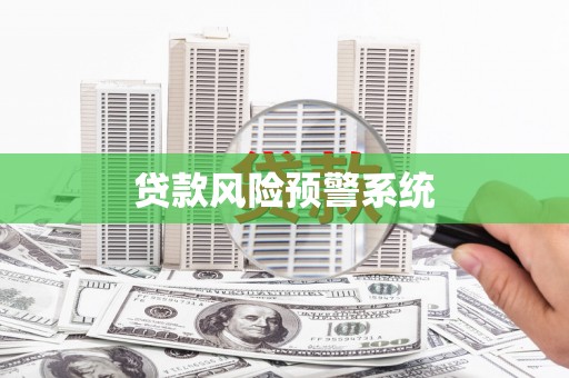 屏边贷款风险预警系统