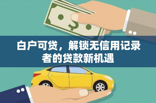 屏边白户可贷，解锁无信用记录者的贷款新机遇