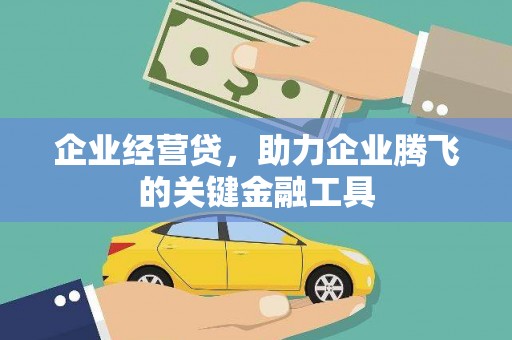 屏边企业经营贷，助力企业腾飞的关键金融工具