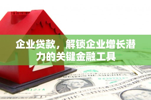 屏边企业贷款，解锁企业增长潜力的关键金融工具