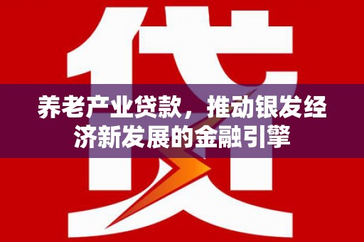 屏边养老产业贷款，推动银发经济新发展的金融引擎