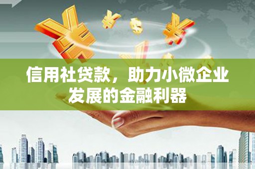 屏边信用社贷款，助力小微企业发展的金融利器