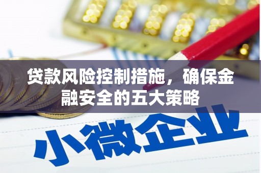 屏边贷款风险控制措施，确保金融安全的五大策略
