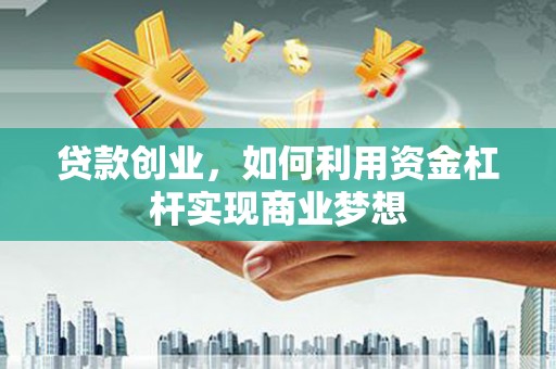 屏边贷款创业，如何利用资金杠杆实现商业梦想
