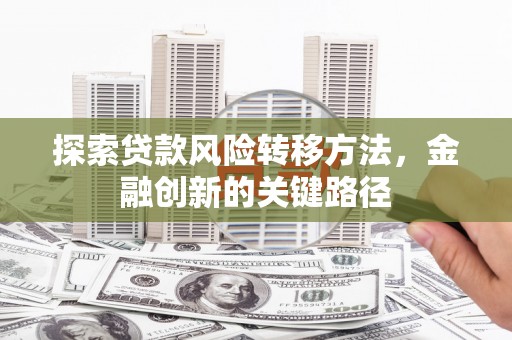 屏边探索贷款风险转移方法，金融创新的关键路径