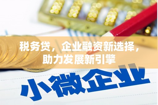 屏边税务贷，企业融资新选择，助力发展新引擎