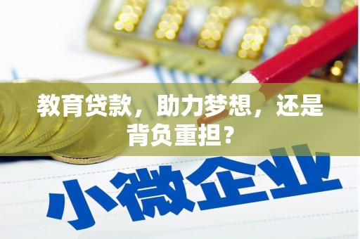 屏边教育贷款，助力梦想，还是背负重担？