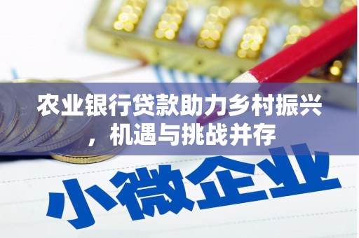 屏边农业银行贷款助力乡村振兴，机遇与挑战并存