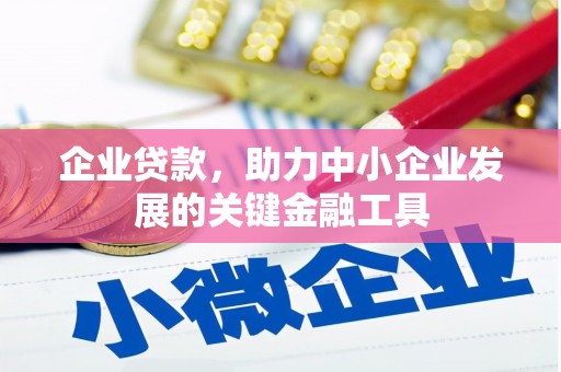 屏边企业贷款，助力中小企业发展的关键金融工具