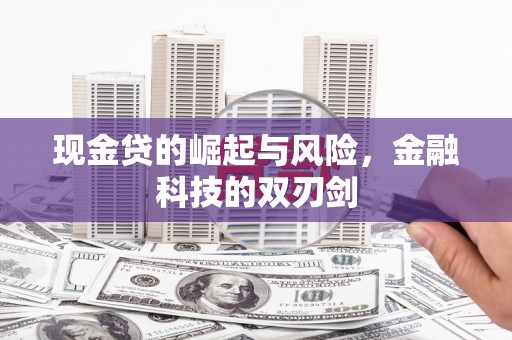 屏边现金贷的崛起与风险，金融科技的双刃剑
