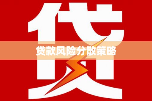屏边贷款风险分散策略