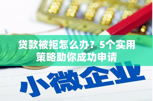屏边贷款被拒怎么办？5个实用策略助你成功申请