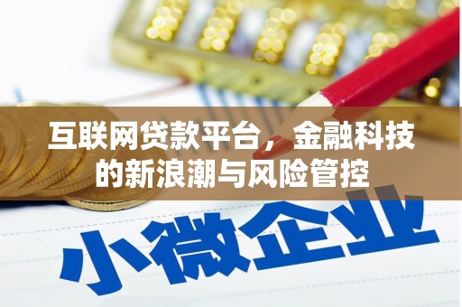 屏边互联网贷款平台，金融科技的新浪潮与风险管控