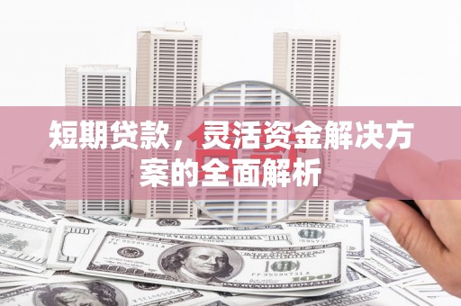 屏边短期贷款，灵活资金解决方案的全面解析