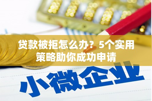 屏边贷款被拒怎么办？5个实用策略助你成功申请