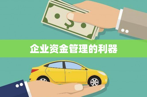 屏边企业资金管理的利器